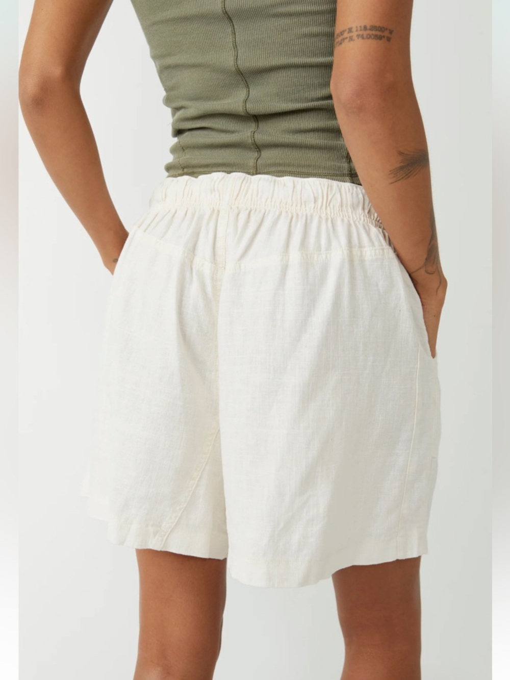 We The Free | Westmoreland Linen Pull-On shorts - Picture 2 of 6